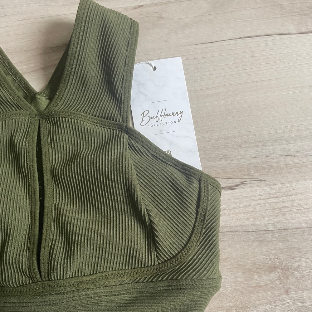 BuffBunny Sphynx Ribbed Sports Bra - Picture 4 of 9